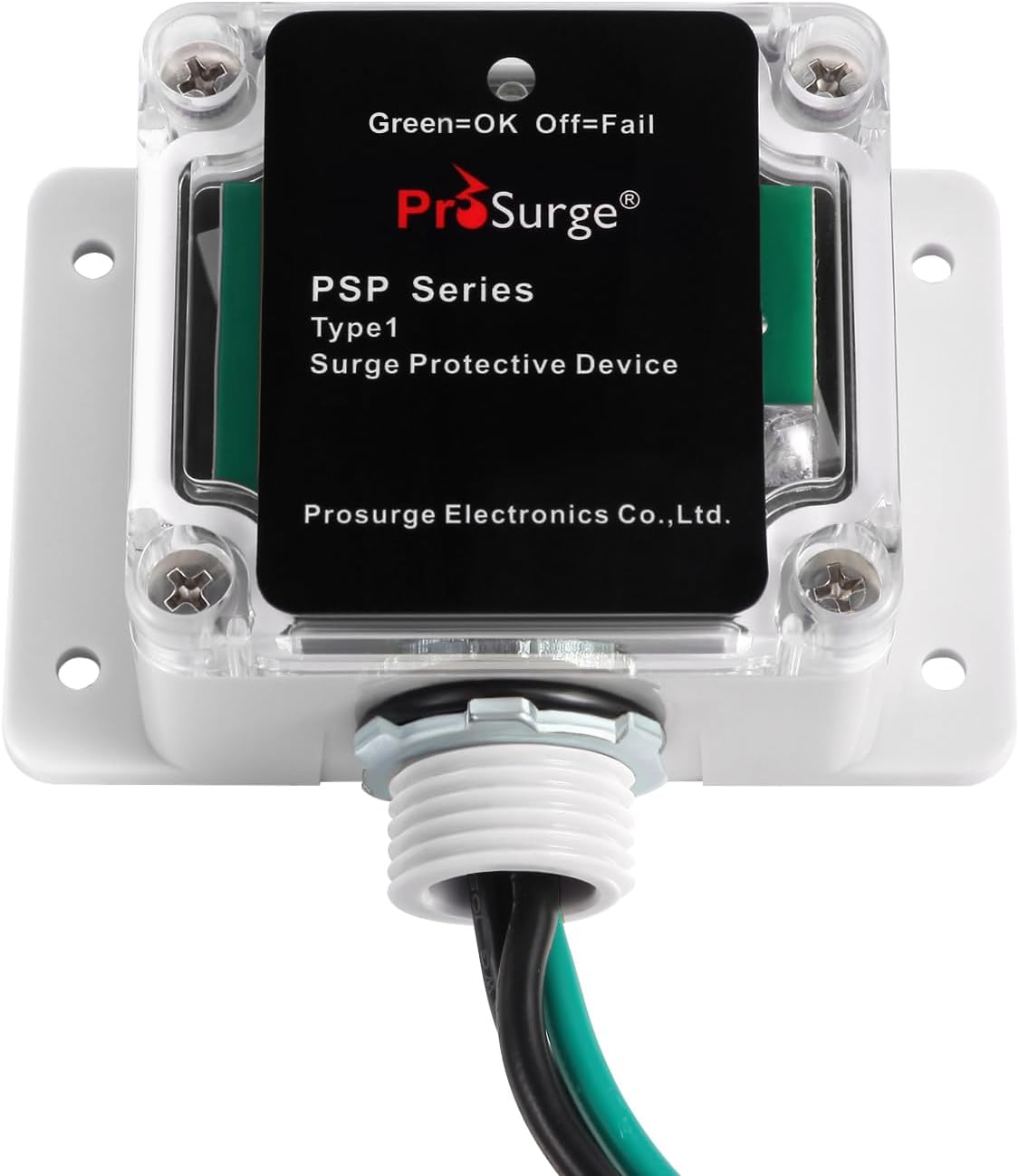 Whole House Surge Protection Device,Outdoor or Indoor,Single-Phase,3-Wire for 120/240V, 50KA(Surge Capacity per Phase),UL Listed