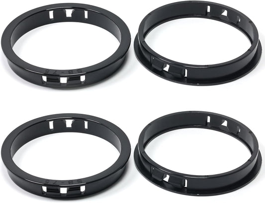 2-15/16"(75mm) Black Snap-in Knockout Insulating Bushing Grommets, Plastic Cable Hole Grommet for Wiring, Round Nylon Snap in Locking Electrical Wire Cord Hose, Tubing Bushings Grommets, 4pcs