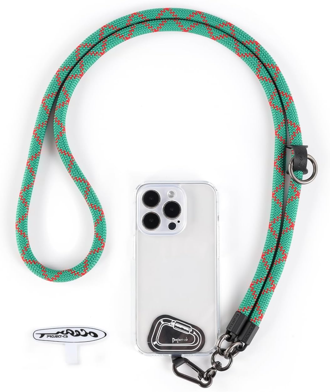 project-cb Cell Phone Lanyard ×1, Tether Tab ×2, Universal Adjustable Phone Strap, Crossbody, Neck Phone Lanyard, Rope Strap