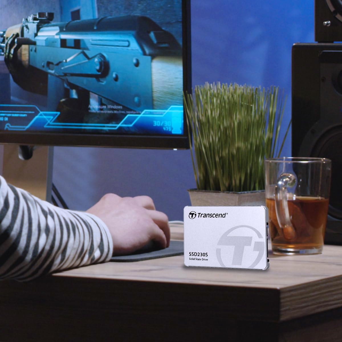 Transcend 4TB 2.5" SATA III SSD, Up to 560MB/s, Compatible with PS4, Laptops, Desktops, PCs, Notebooks, Internal Solid State Drive with SLC Cache, 3D TLC NAND, LDPC ECC - High-Speed SATA 6Gb/s Upgrade