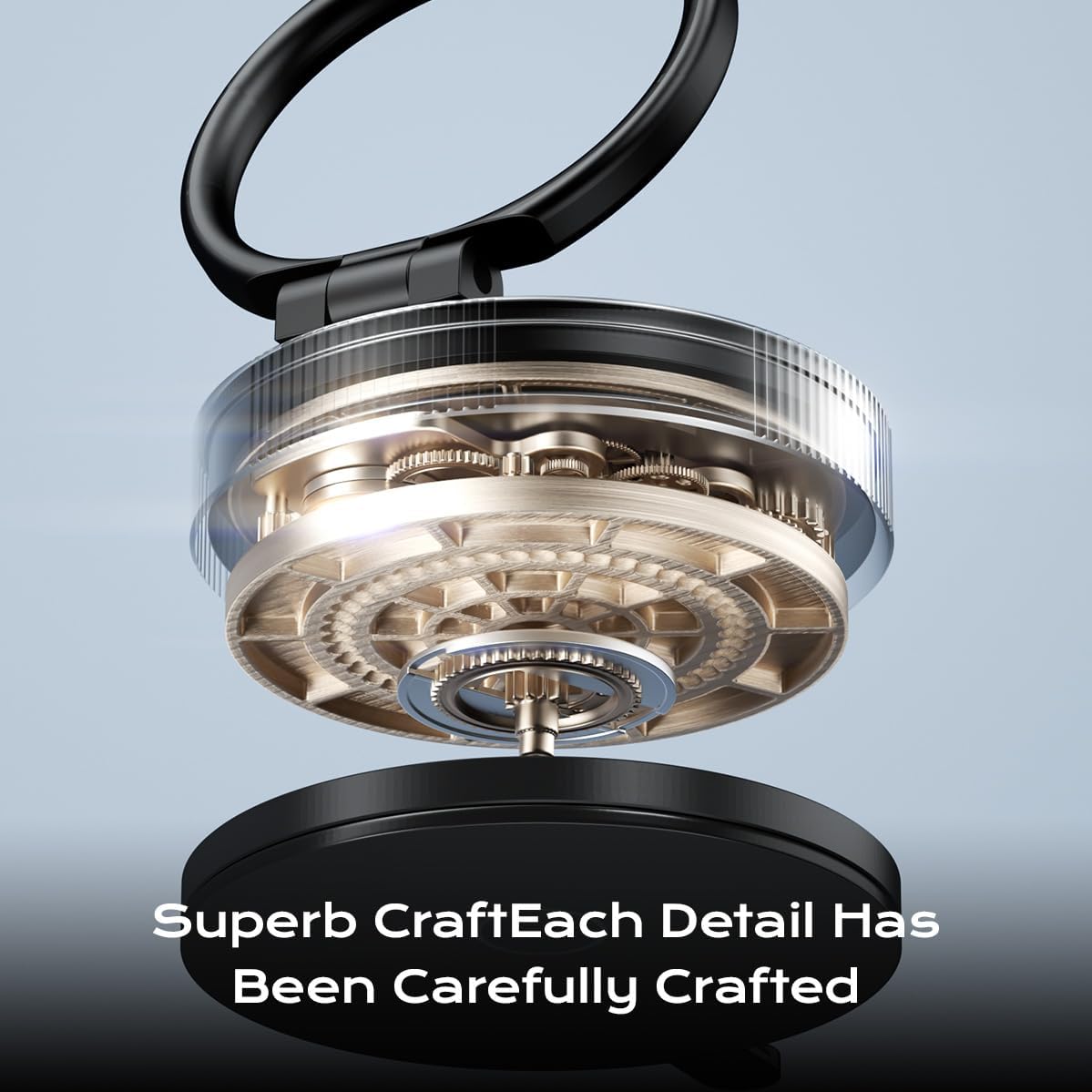 Nano Gel Car Phone Holder, 360°Rotation Adjustable Magnetic Cellphone Mount Foldable Car Phone Stand Strong Suction Phone Holders for Car/Makeup/Gym/Mirror,Fit for All Magsafe Smartphones