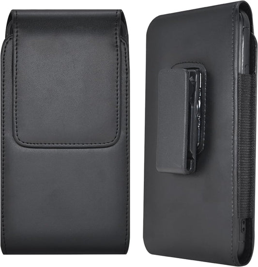 Galaxy S25 Ultra S24 S23 S22 S21 Note 20 Ultra Phone Holster Holder Phone Belt Clip Case PU Leather Pouch for Samsung Galaxy A03S A16 A15 A14 A13 A12 A23 A32 A35 A34 5G, Google Pixel 8 7 6 Pro