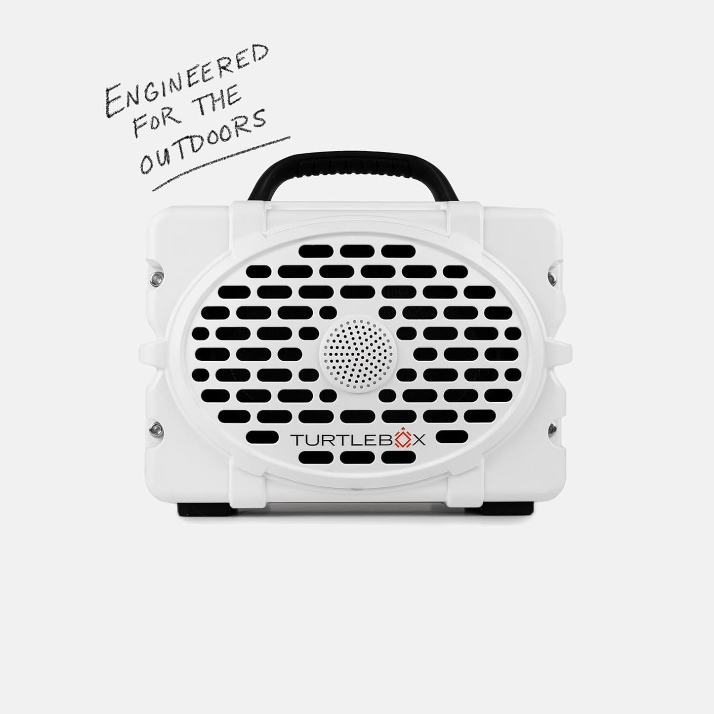 Turtlebox Original Gen 3: Portable Outdoor Bluetooth Speaker – Ultra-Loud (120dB), Waterproof (IP67), Rugged, Impact-Resistant, 3-Day Battery | Party Mode: Unlimited Pairing Stereo, White/Pink