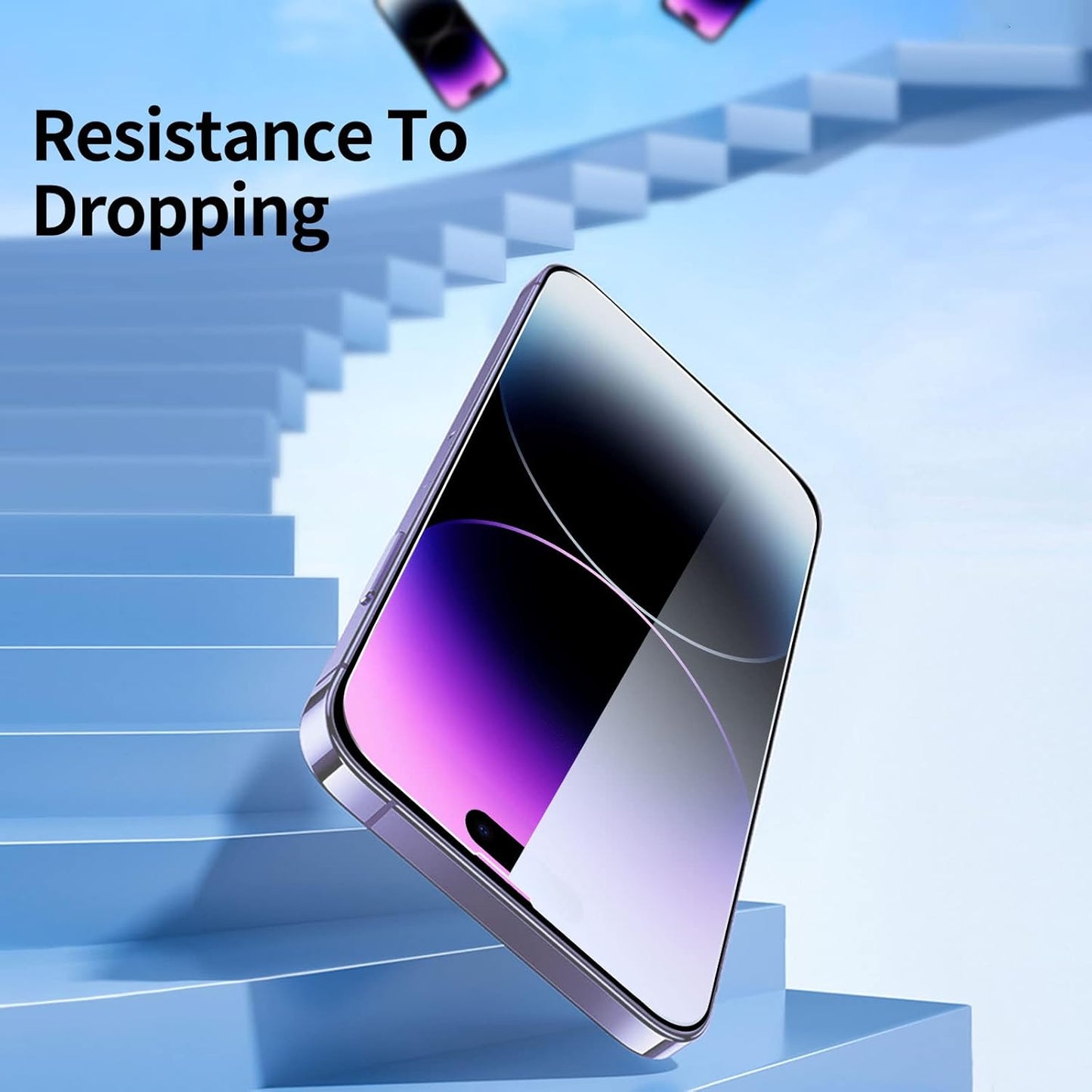 NEW'C 3 Pack Designed for iPhone 14 Pro Max Screen Protector(6.7"),Enhanced Tempered Glass Protection, Case Friendly Anti Scratch Bubble Free Ultra Resistant