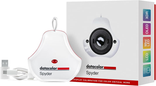 Datacolor Spyder Monitor Calibration Tool: Ensures Accurate & Consistent Color for Photos & Online Content