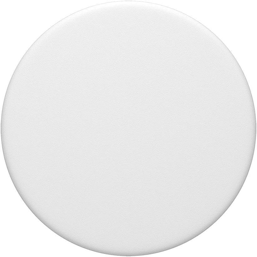 PopSockets Phone Grip with Expanding Kickstand, Adhesive Grip - White on Black