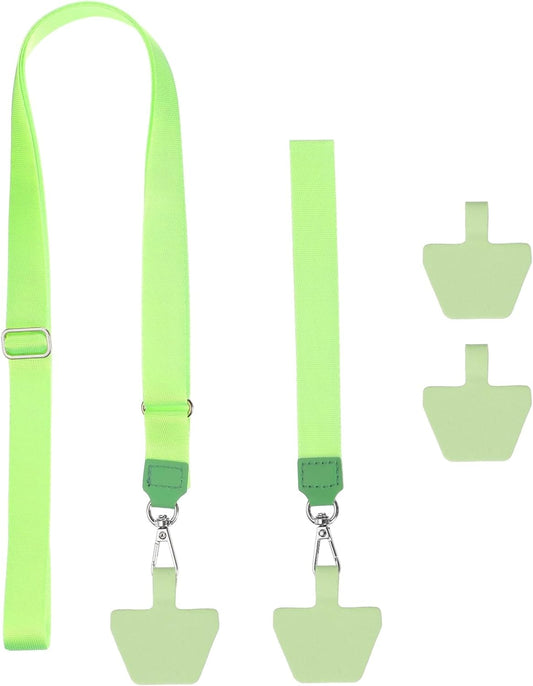 PATIKIL Smart Phone Lanyard with Wrist Strap and Patches for Most Smartphones ID Badges Keychain