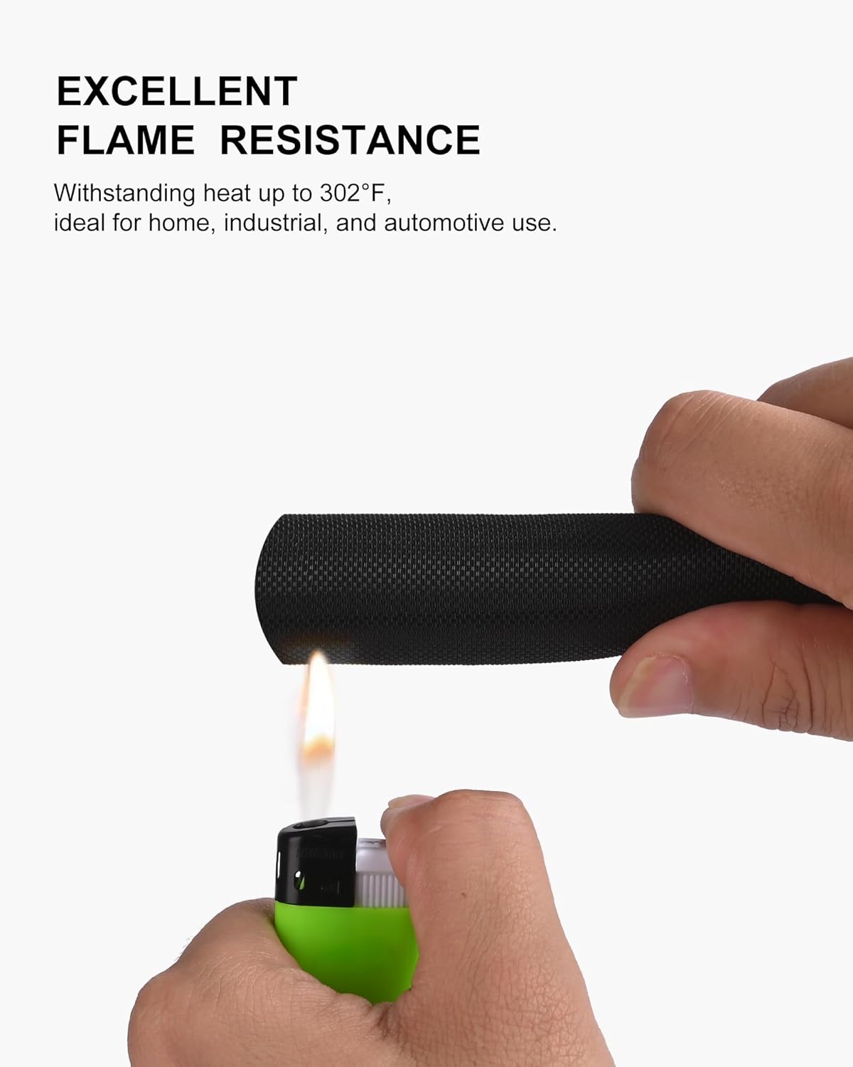 Secbolt Cord Protectors from Pets No Chew, 10ft - 1/2 inch Ultra Durable Cord Covers for Pets, Bite-Resistant Cable and Wire Protector for Cats, Dogs, Rabbits - Black