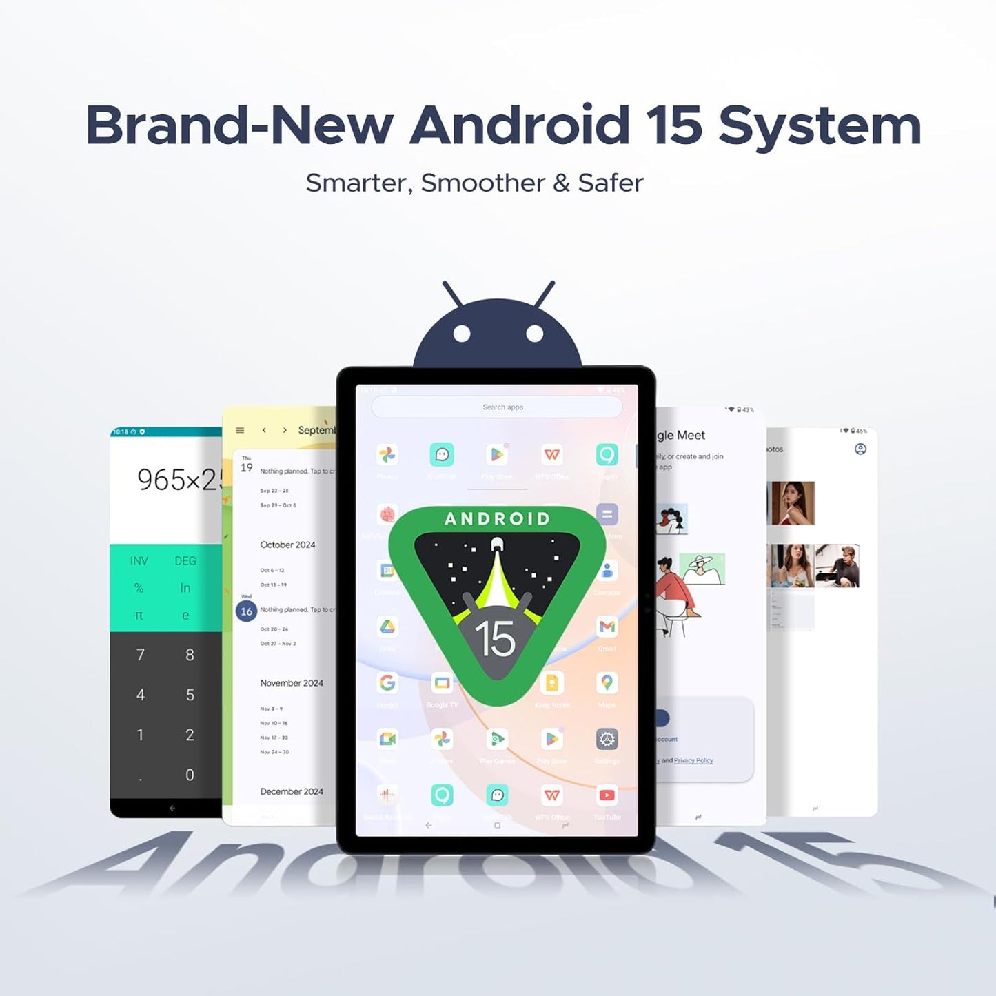 DOOGEE U10(2025) 10 inch Tablet with Keyboard, Android 15 Tablet 16GB+128GB/2TB Expand, 2.0GHz Quad Core Gaming Tablets,5060mAh,1280x800 IPS HD Touchscreen,WiFi 6,Dual Camera,BT5.0,Widevine L1,Blue