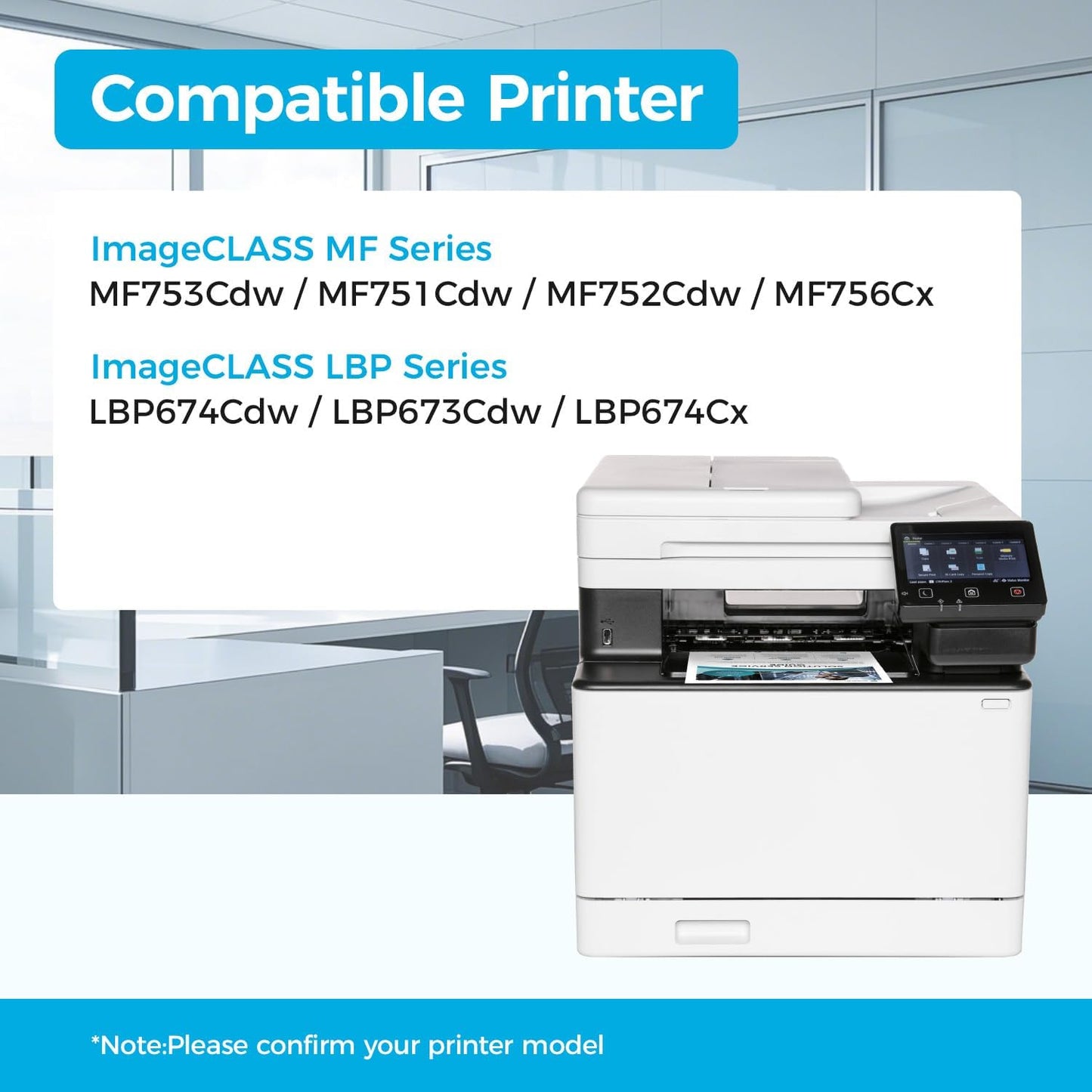 069H Toner Cartridges Black 2-Pack Replacement for Canon 069 069H Toner Cartridges Compatible with Canon imageCLASS MF753Cdw MF751Cdw MF756Cx LBP674Cdw LBP673Cdw LBP674Cx Printer Ink