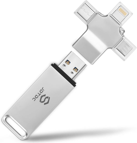 Photo-Storage-Stick 512GB Secure Auto Photo-Stick-Backup for All Device Picture-Saver-Flash-Drive Universal Photo & Video Backup Device Photo-Saver-Thumb-Drive iPhone-Backup-Memory iPad-Backup-Drive