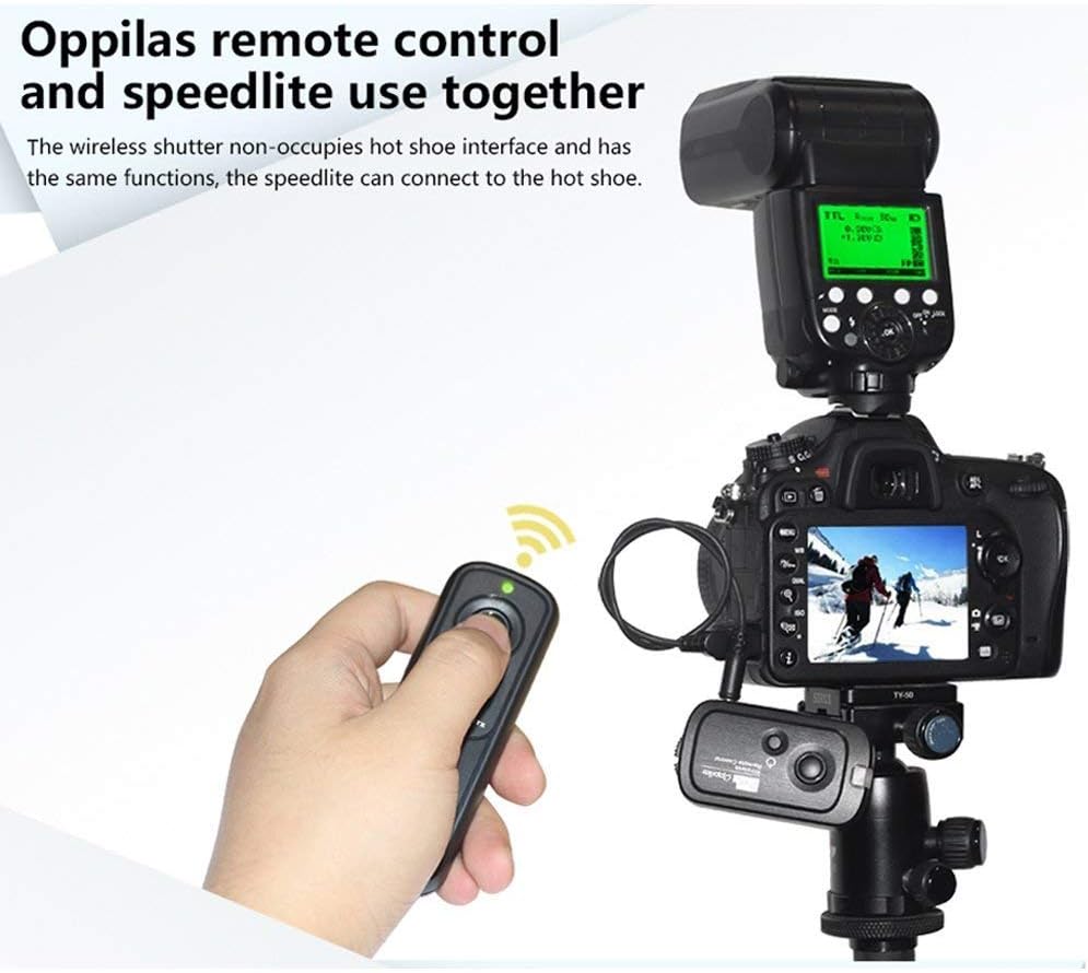 Pixel Digital Wireless Remote Shutter Release Switch N3 Compatible with Canon 5D Mark-III/Mark-IV 5D R5 R5C 10D 1DX 1DC 1DS 1D 5DS 5DSR 20D 6D 7D-Mark-II 7D 50D 40D 30D D60 D30 D2000 Replaces RS-80N3