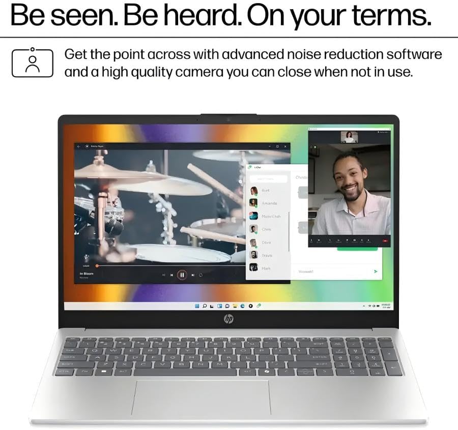 HP 15.6 Touchscreen Laptop Computer for Business, Intel 13th Gen i7-1355U(Up to 5.0 GHz), 15.6" FHD Touch Screen, 32 GB RAM, 1 TB SSD, Iris Xe GPU, Wi-Fi 6, HD Webcam, Windows 11 Pro, w/Accessories