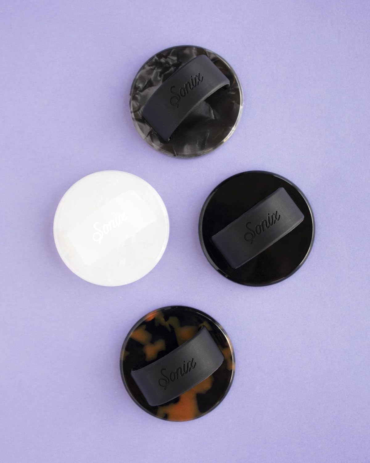 Sonix Silicone Phone Ring - Piano Black, Black