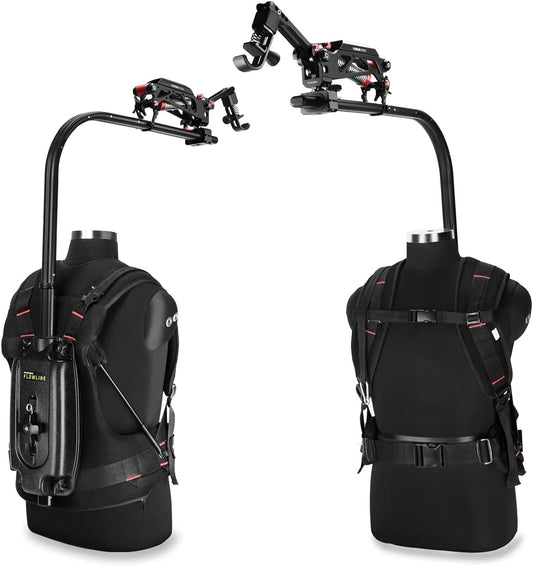 FLYCAM Flowline Starter Body Support Rig with Placid 2-Axis Stabilizing Arm for Camera & Gimbals. Payload up to 5-7.5kg/11-16lb (FLCM-FLN-PA-01)