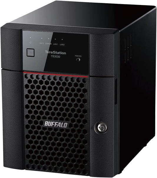 BUFFALO TeraStation 3430DN 4-Bay 16TB (2x8TB) Desktop Small-Med Business NAS w/Hard Drives Included