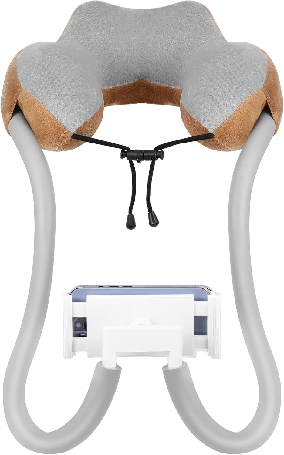 MoKo Neck Phone Holder, Lazy Gooseneck Phone Pillow Holder Bracket, 360° Rotate Phone Tablet Stand for 4"-11" Device, fits iPhone 16/Pro/Pro Max/Plus, iPhone 15/Pro/Pro Max/Plus, iPhone 14/Pro/Pro Max
