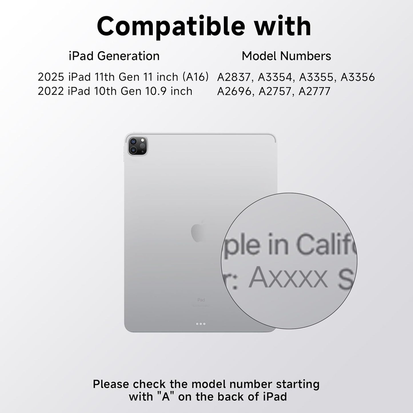 iPad Keyboard Case for iPad 10th Gen (2022) & 11th (A16, 2025), Magic Wireless Keyboard with Trackpad 7 Color Backlit, 360° Rotating Stand Transparent Protective Cover with Pencil Holder (Pink)