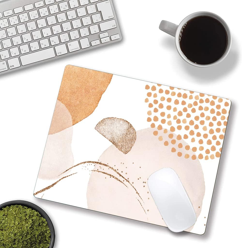 Mouse Pad, Modern Abstract Art Mouse Pad, Waterproof Mouse Mat Square Mousepad Non-Slip Rubber Base Mouse Pads for Office Laptop