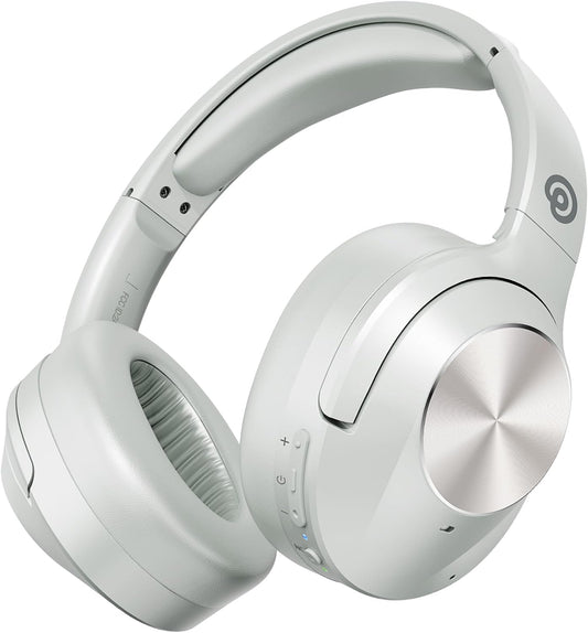 Upgrade Pro‑Level Hybrid Active Noise Cancelling Headphones with HD Sound, Wireless Bluetooth Headphones Over The Ear Unequaled Comfort, Vivid Deep Bass, for Home Office Travel Birthday Gift