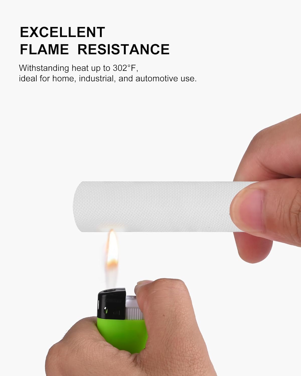 Secbolt Cord Protectors from Pets No Chew, 10ft - 1 inch Ultra Durable Cord Covers for Pets, Bite-Resistant Cable and Wire Protector for Cats, Dogs, Rabbits - White