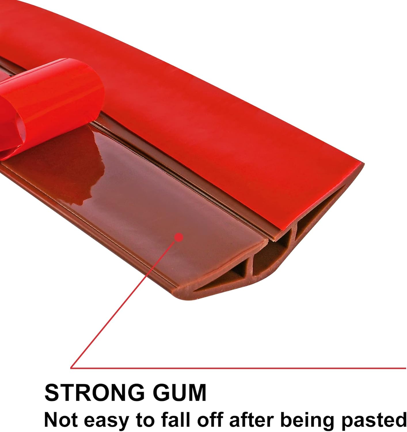 10Ft Floor Cord Cover Brown Silicone Cable Protector Easy to Install Wire Organizer and Hider for Home, Office, Garage (Brown-3m)