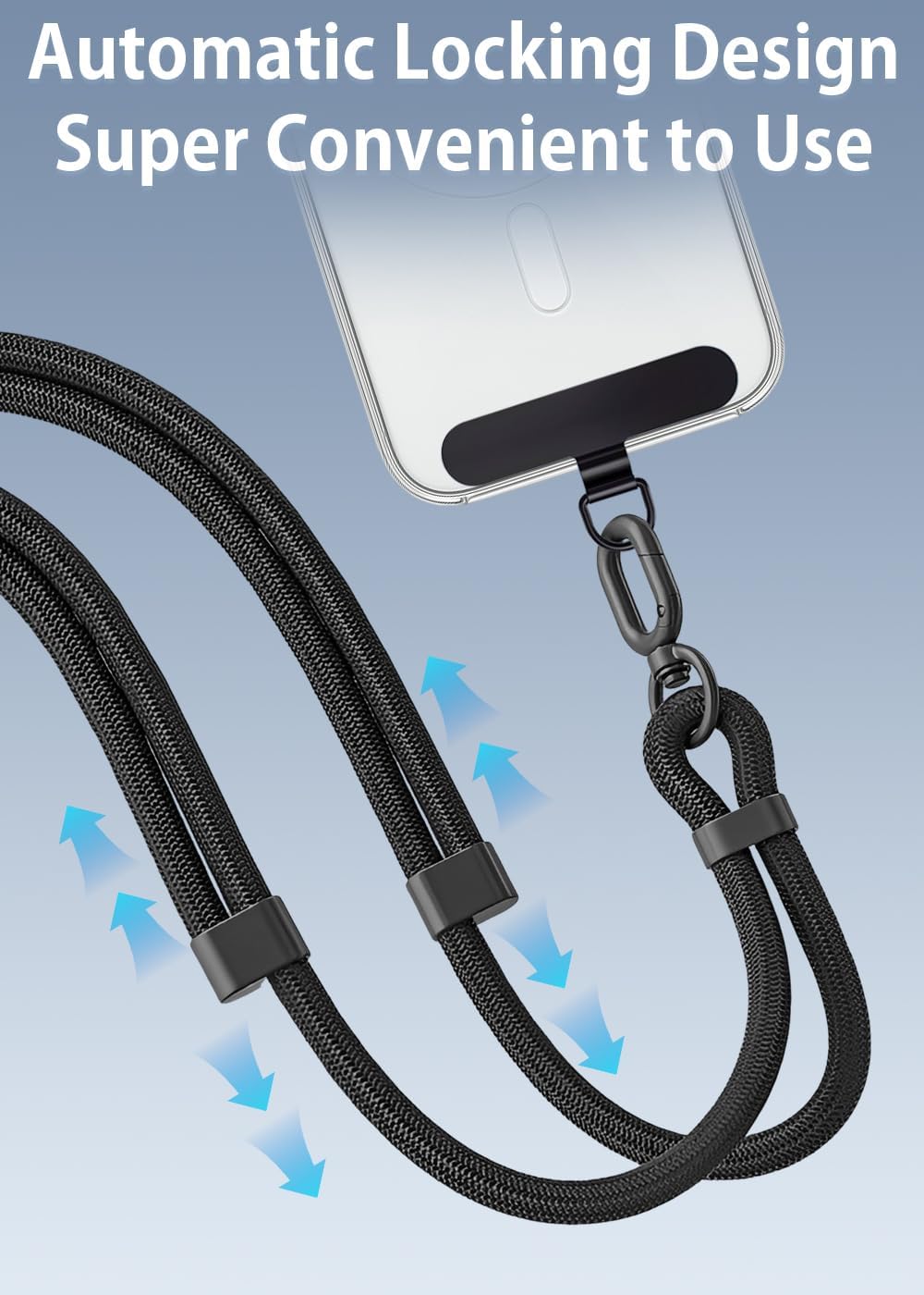 ZXZone Phone Strap*1 Phone Tether Tab*1 Adjustable Neck Strap Phone Lanyard Strap Multifunctional Phone Lanyard