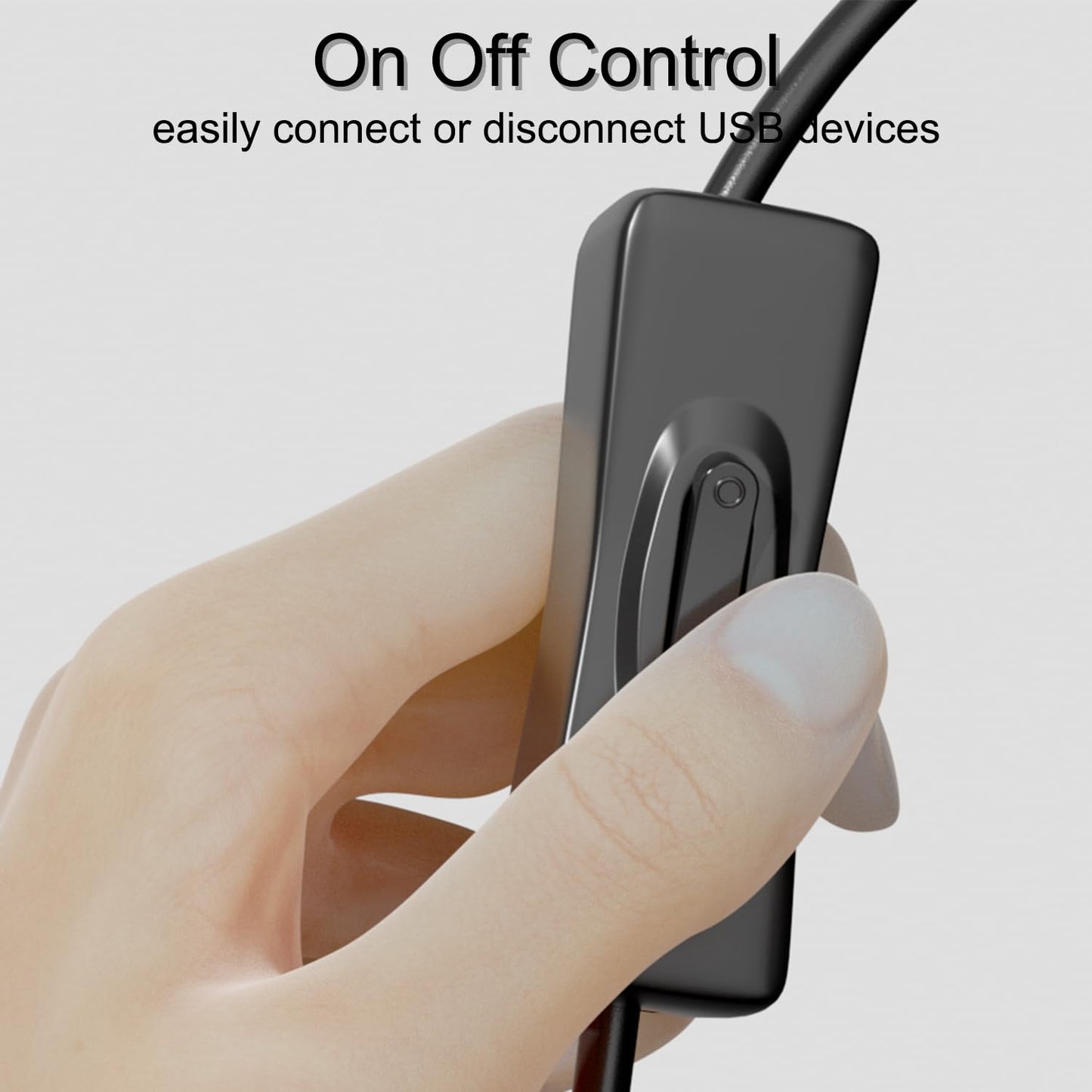 USB On/Off Switch Cable 3.3FT 2-Pack,2A Charging 480Mbps Data,Type-A 2.0 Power Extension Cord with ON/OFF for PC Computer,Laptop,TV,Car,PS4/PS5/Xbox,USB Fan LED Keyboard Mouse Flash Drive Raspberry Pi