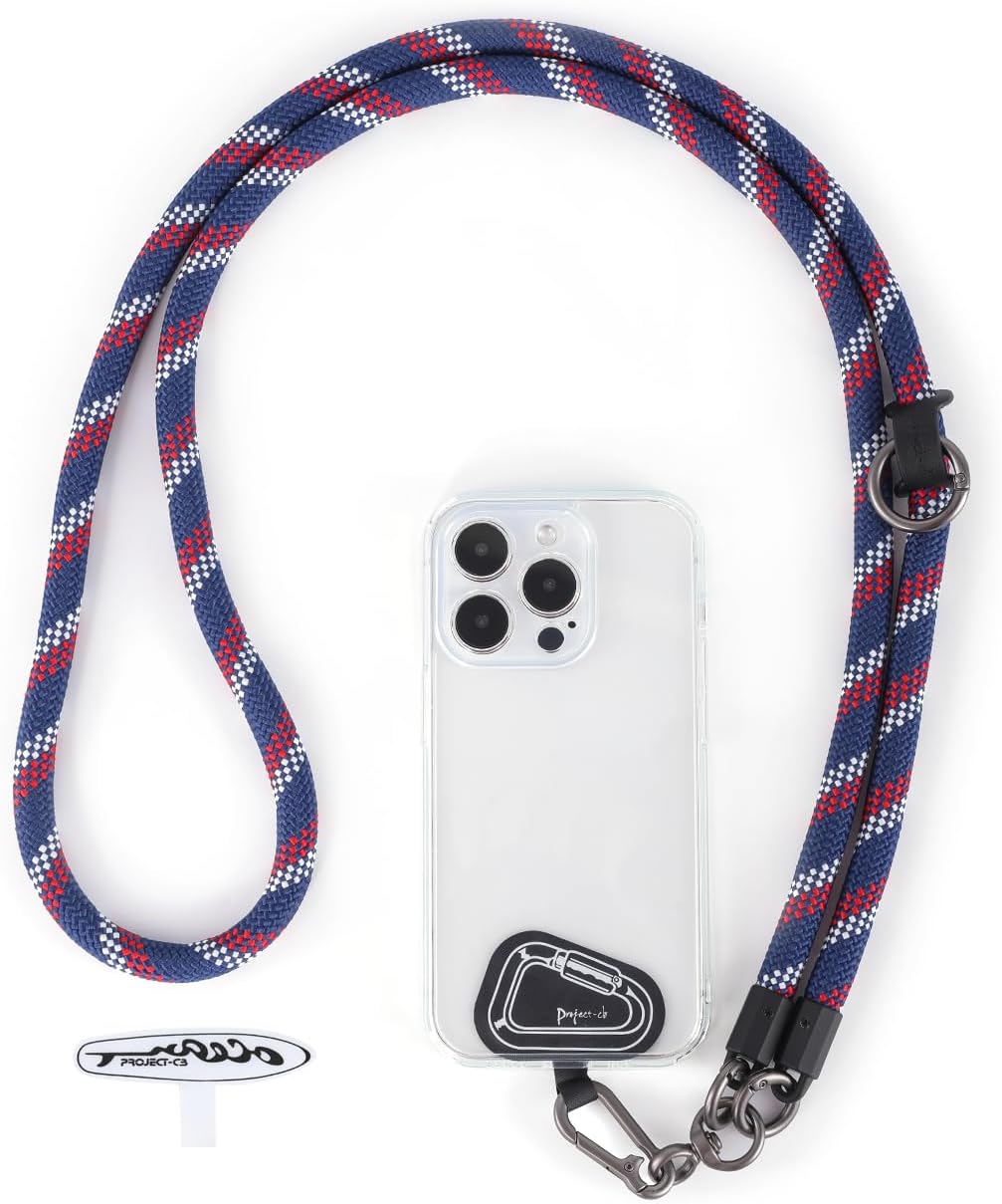 project-cb Cell Phone Lanyard ×1, Tether Tab ×2, Universal Adjustable Phone Strap, Crossbody, Neck Phone Lanyard, Rope Strap
