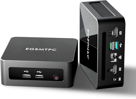 Mini Desktop Computer, Intel Core i5-12450H (Up to 4.40GHz), 16GB DDR4 RAM, 1TB M.2 SSD, Mini PC Supports Triple 4K Display, USB 3.2, Wi-Fi 6, BT 5.2, RJ45 2.5G