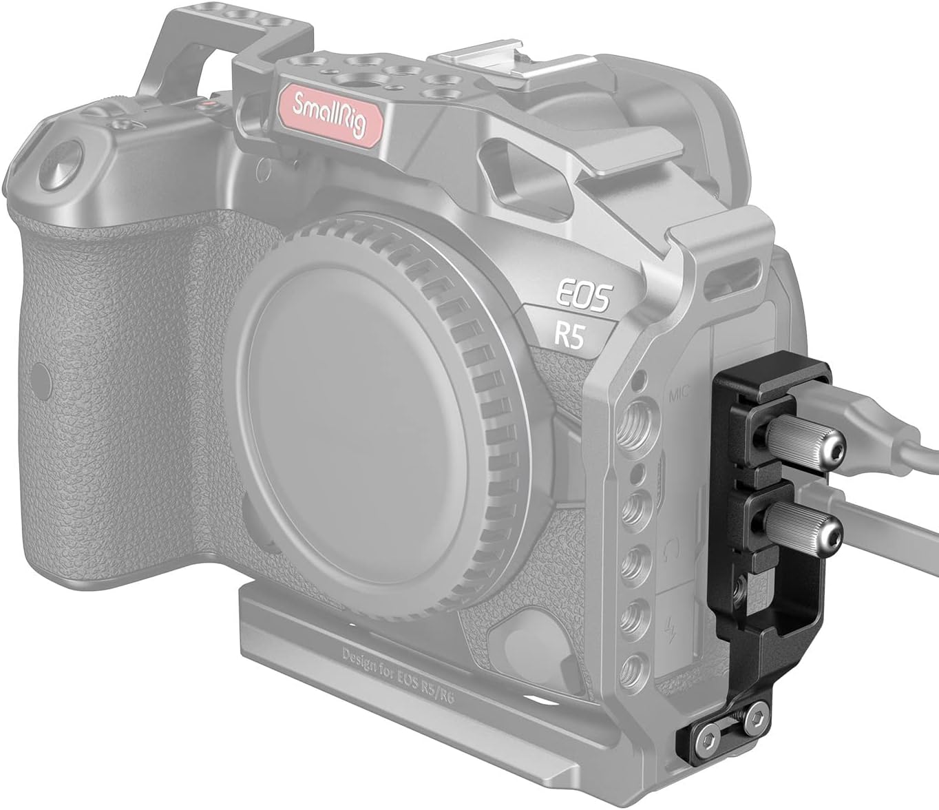 SmallRig Cable Clamp for HDMI and USB-C for Canon R5 / R6 / R5 C Cage 2982/3464 and R6 Mark II Camera Cage 4159-2981