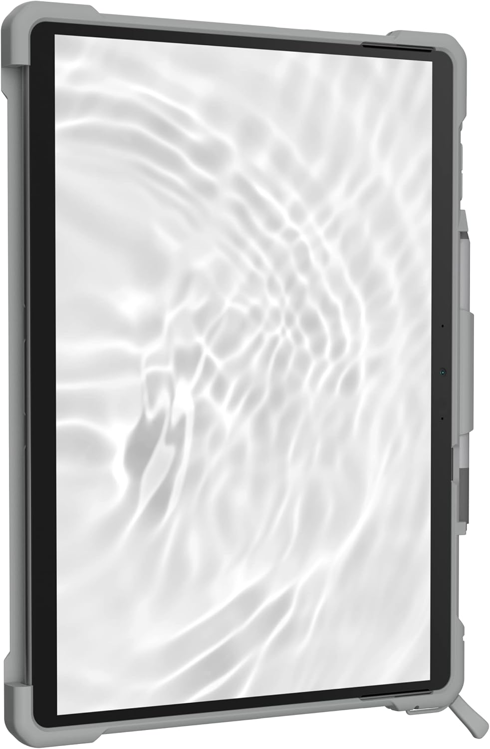 URBAN ARMOR GEAR UAG Designed for Microsoft Surface Pro 11/10/9 Case Plasma Healthcare White/Gray Dropproof Rugged Protective Cover with Multi-angle Built-in Kickstand Pen Holder Hand & Shoulder Strap