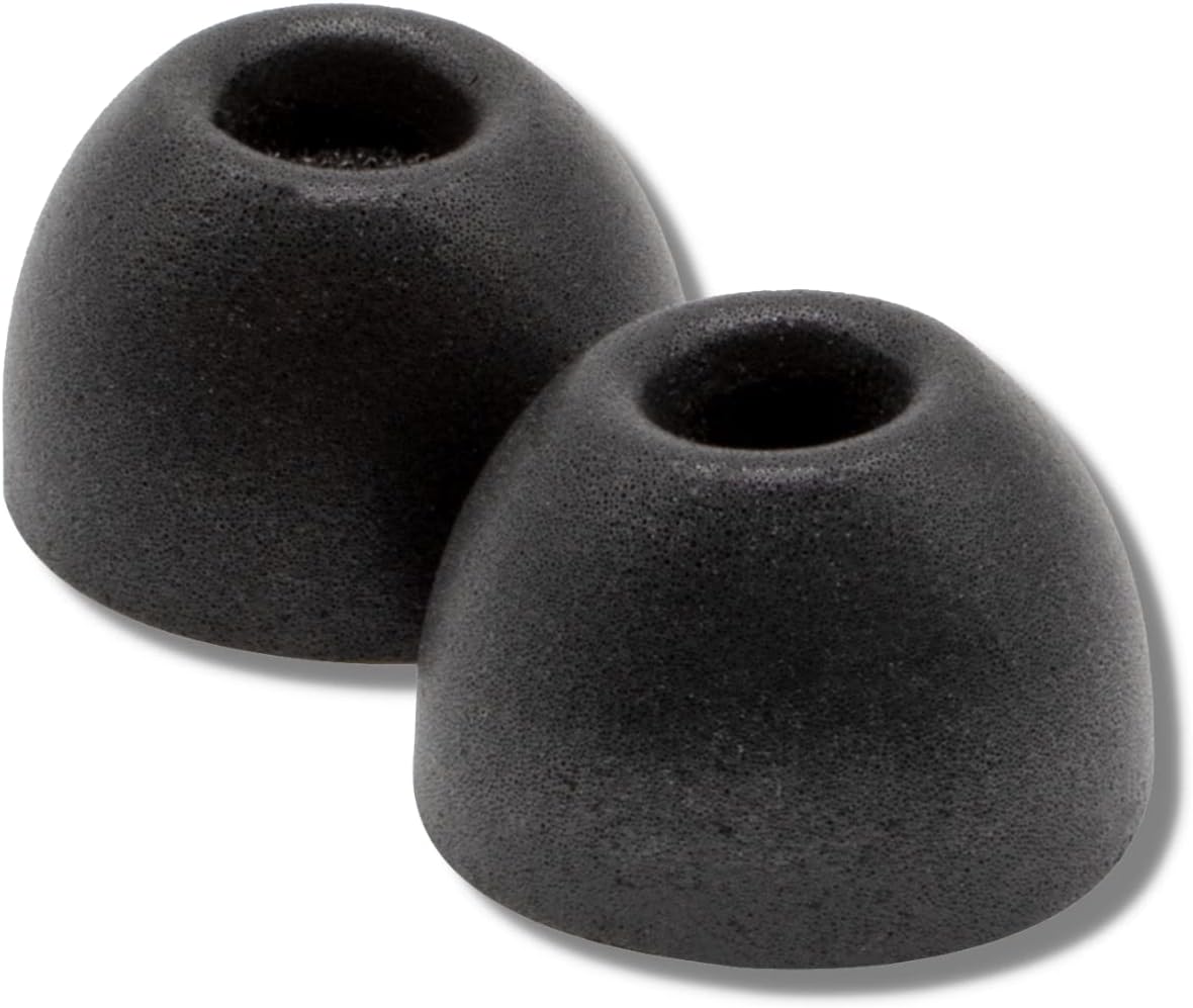 Comply Memory Foam Replacement Earbud Tips for Beats Fit Pro & Beats Studio Buds | Ultimate Comfort, Secure Fit, Superior Noise Isolation | Black (S/M/L) (3 Pairs)