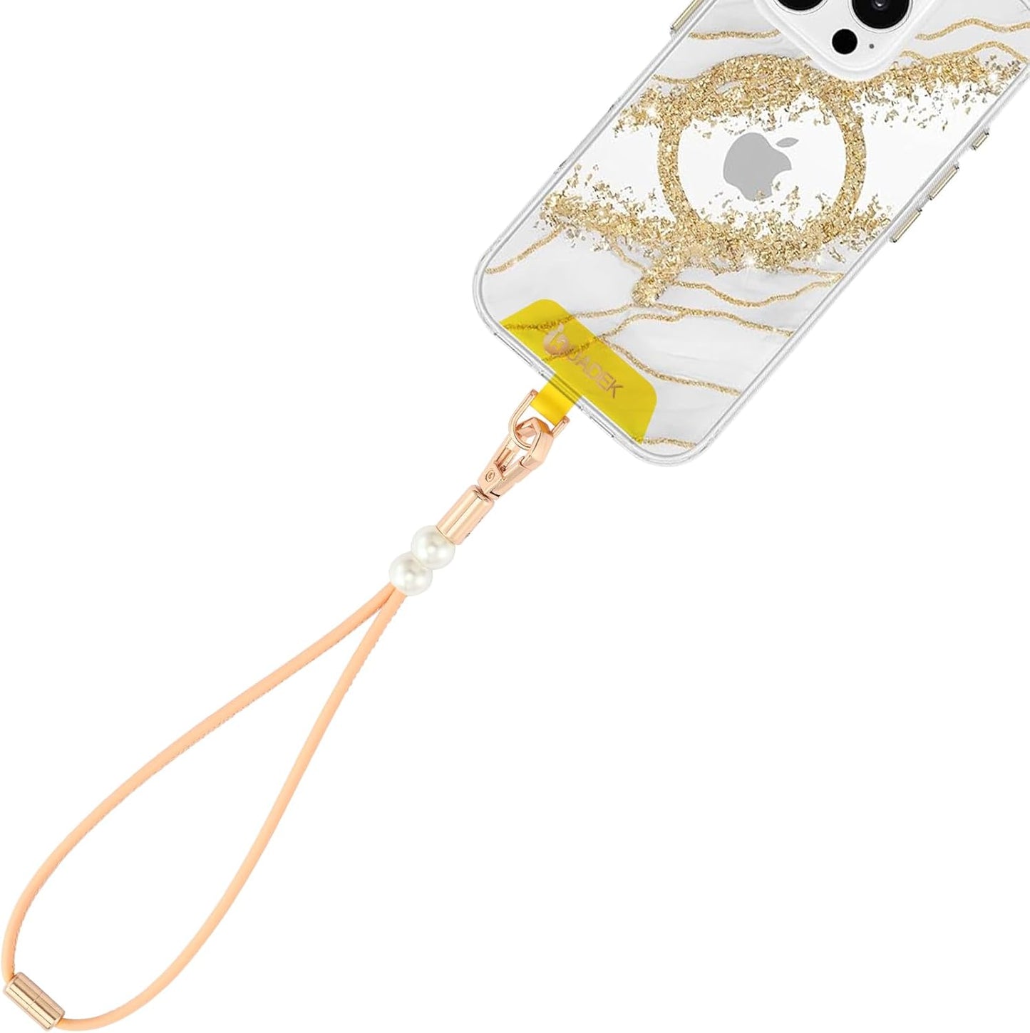Vachetta Leather wristlet strap Phone Charm [Hands-Free Phone Wrist Strap]