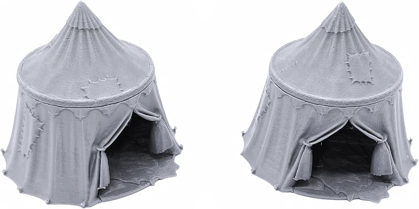EnderToys Traveler's Camp I by Printable Scenery, 3D Printed Tabletop RPG Scenery and Wargame Terrain 28mm Miniatures