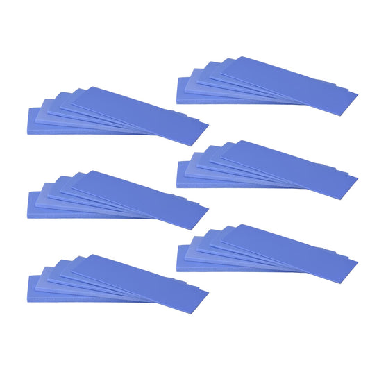 30 Pack Thermal Pads, 20×67 mm by 5 Thickness 0.5 | 1 | 1.5 | 2 | 3 mm, Thermal Conductivity 2.0 W/m.k, Self-Adhesive & Soft, Ideal for Repairing and Cooling Electronics