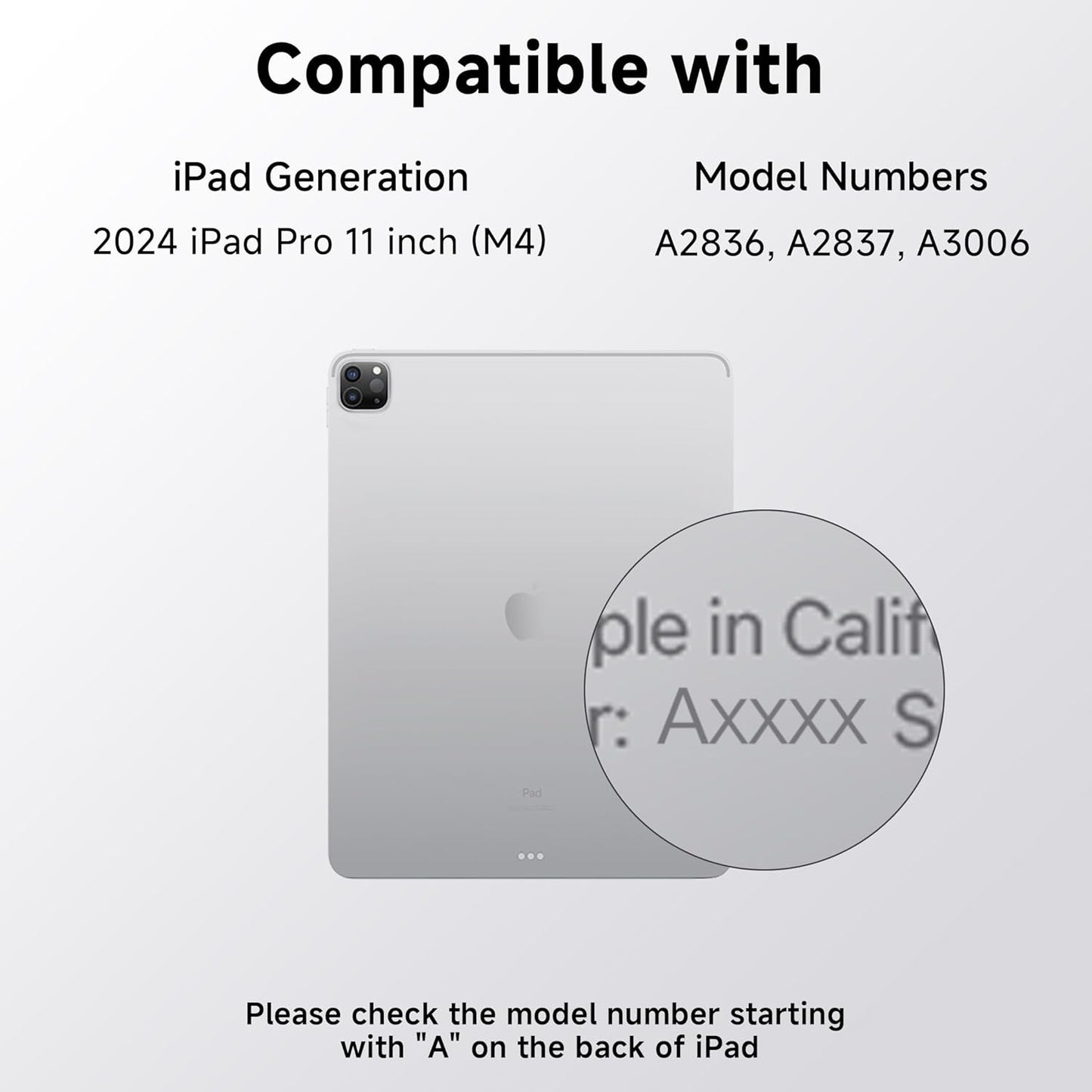 iPad Keyboard Case for 2024 M4 iPad Pro 11 inch, Magic Wireless Keyboard with Trackpad 7 Color Backlit, 360° Rotating Stand Transparent Protective Cover with Pencil Holder (Cyan)