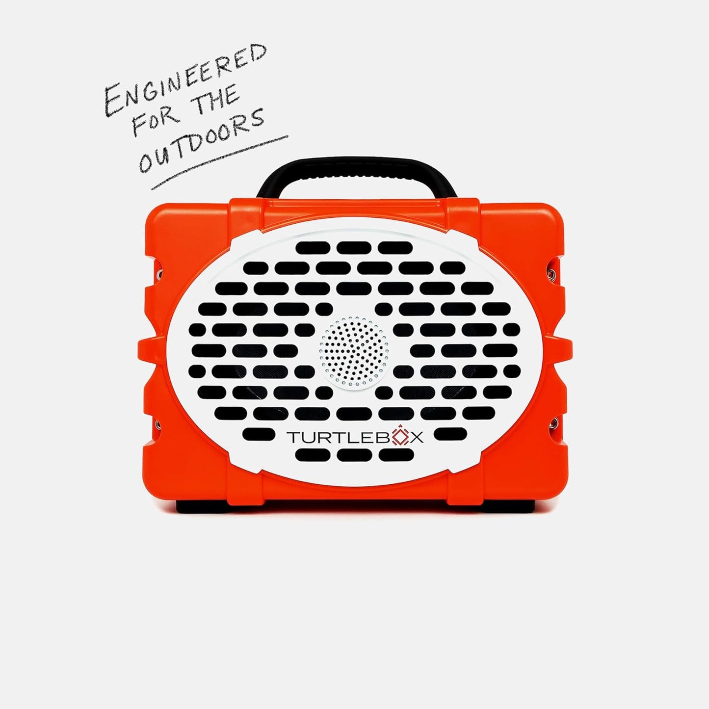 Turtlebox Original Gen 3: Portable Outdoor Bluetooth Speaker – Ultra-Loud (120dB), Waterproof (IP67), Rugged, Impact-Resistant, 3-Day Battery | Party Mode: Unlimited Pairing Stereo, Orange/Hot Pink