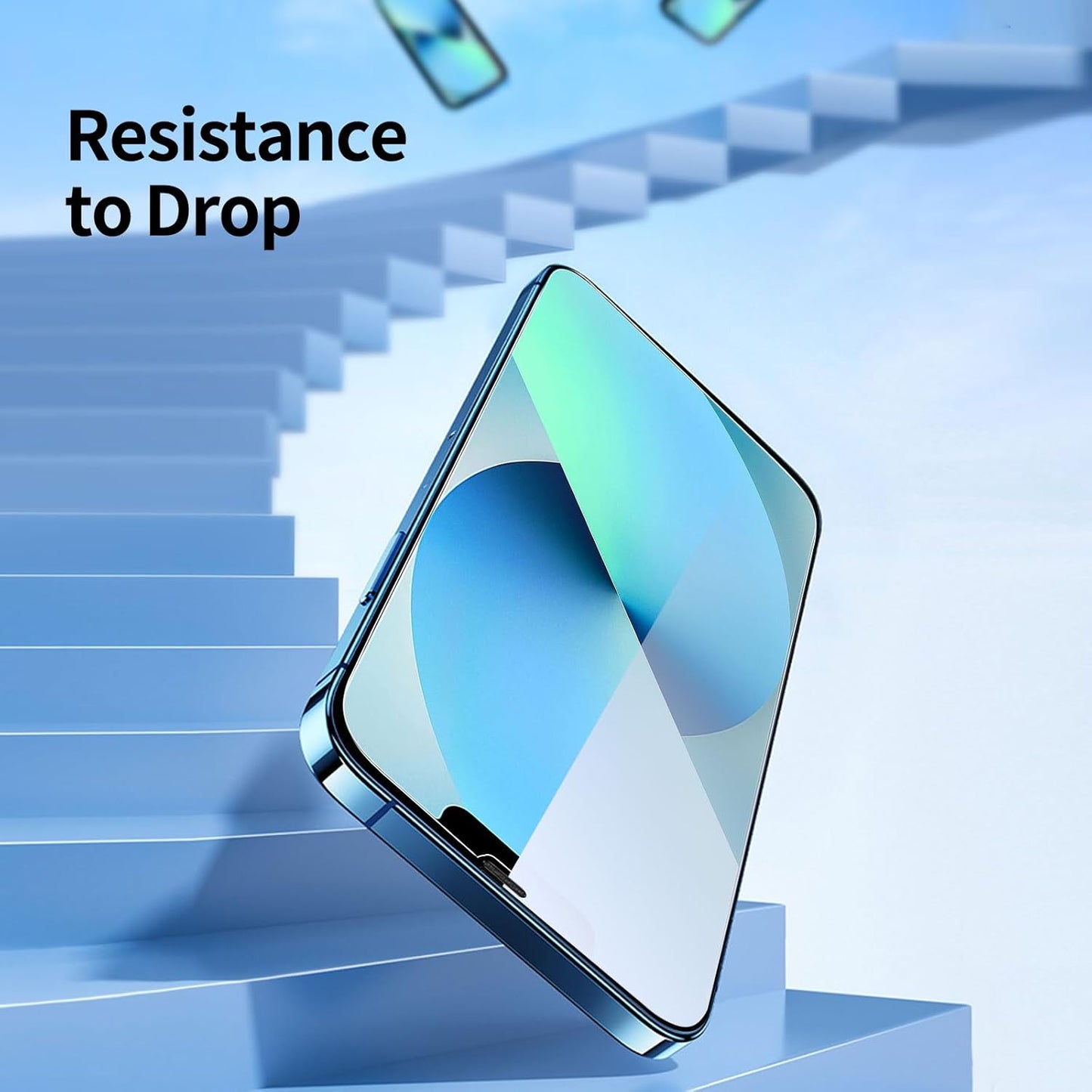 NEW'C 3 Pack Designed for iPhone 13 Mini Screen Protector (5.4"),Enhanced Tempered Glass Protection, Case Friendly Anti Scratch Bubble Free Ultra Resistant