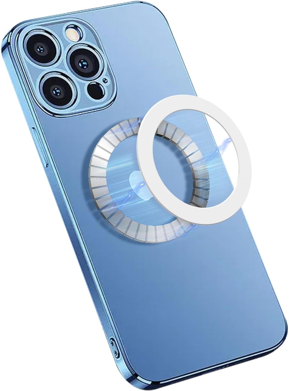 Magnetic Adapter Rings,Compatible with Kindle Pop Socket Magnetic,for Magsafe Accessories & Wireless Charging for iPhone 15/14/13/12 Mini Plus Pro Max/Pixel 8/ S24 Ultra/ S23 and More