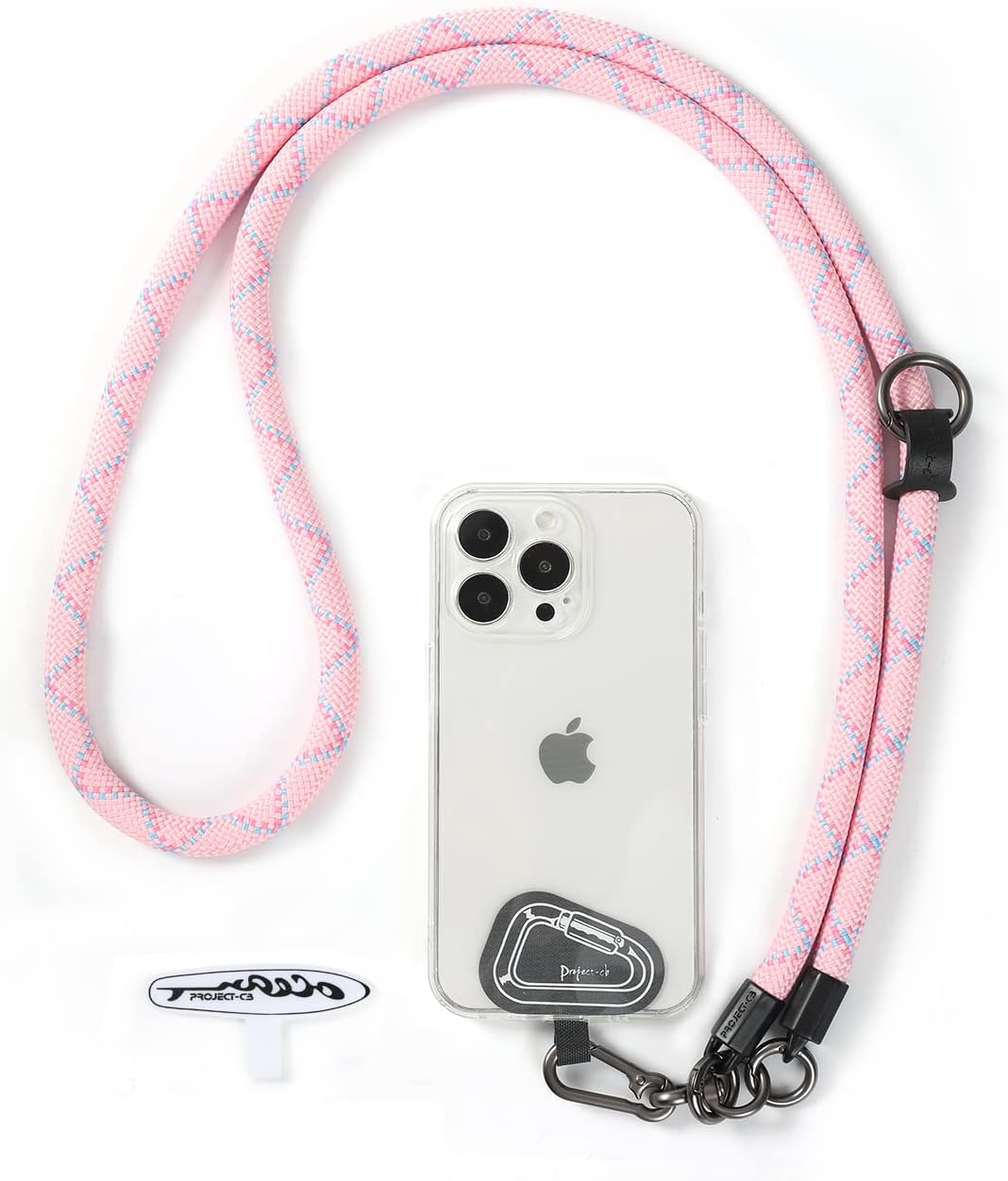project-cb Cell Phone Lanyard ×1, Tether Tab ×2, Universal Adjustable Phone Strap, Crossbody, Neck Phone Lanyard, Rope Strap