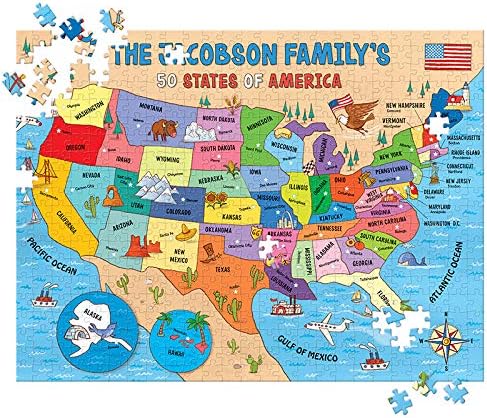 My 50 States Personalized Puzzle – 500 Pieces - I See Me!