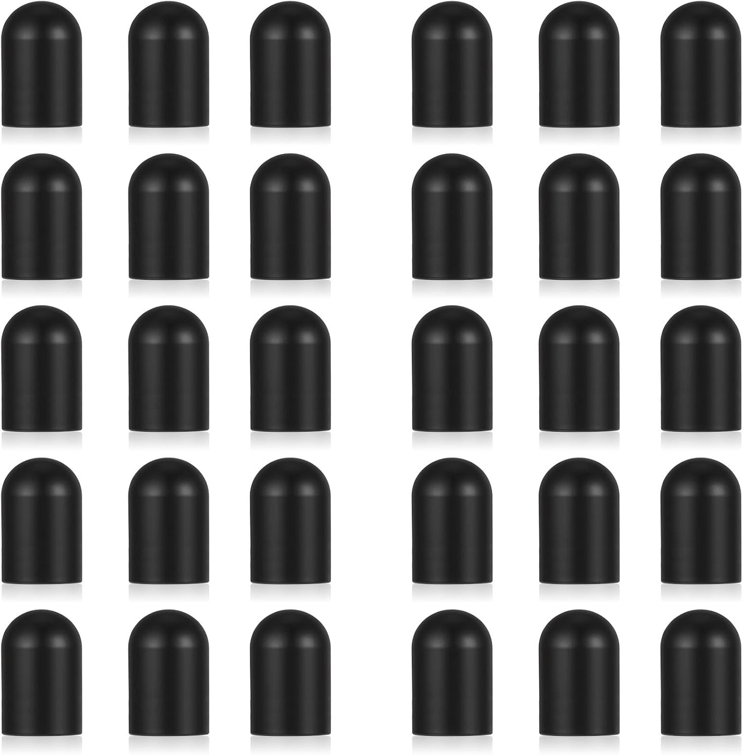 30PCS Stylus Tips Replacement Tips Only, 0.6cm/0.23in Black Silicone Tips for Stylus Pens High Sensitivity Stylu Tips,No Scratches, Universal Stylus Ends