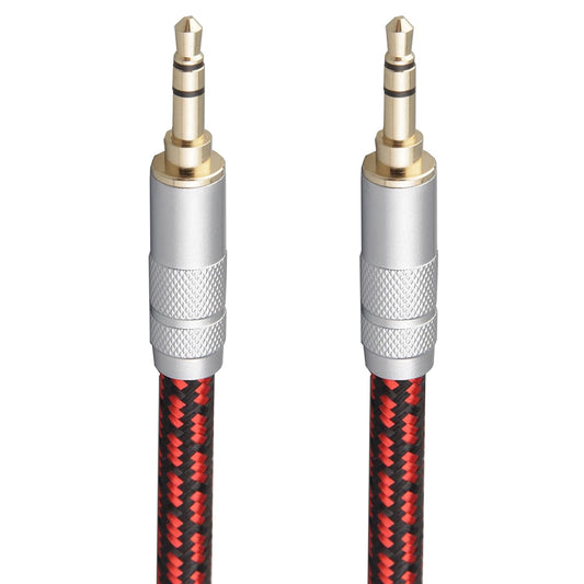 Audiophile High Purity Copper Aux Audio Cable 3.5mm Male to 3.5mm Male Audio Auxiliary Cord Gold-Plated Stereo HiFi Adapter Cable (Straight to Straight, 3.2ft/1m)