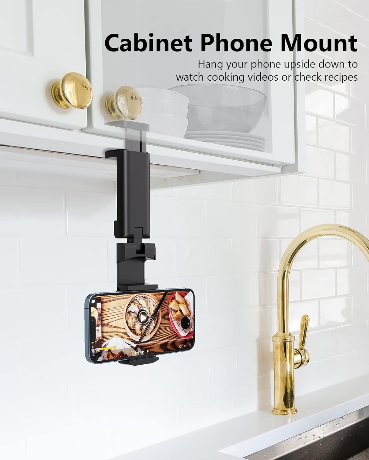 MiiKARE Airplane Travel Essentials Phone Holder, Universal Handsfree Phone Mount for Flying with 360 Degree Rotation, Accessory for Airplane, Travel Must Haves Phone Stand for Desk, Black&Black&Black