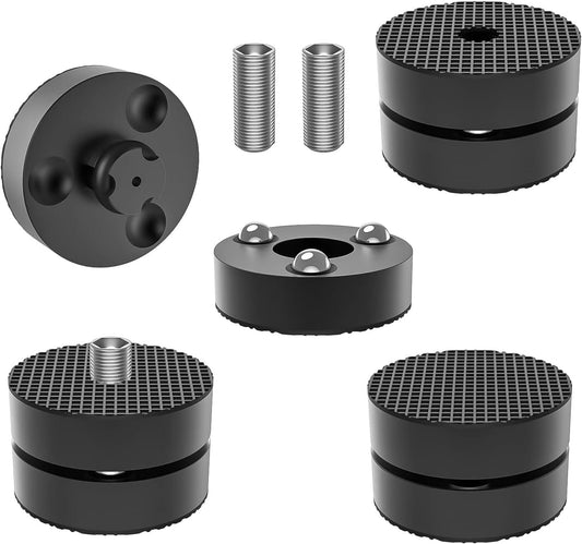 Audiocrast 4X HiFi Speaker Spikes 40×23mm Speaker Stand Feet Pads HiFi Shock Absorber Feet Aluminum Isolation Feet for Audio Speaker Subwoofer CD DVD Amplifier Turntable DAC