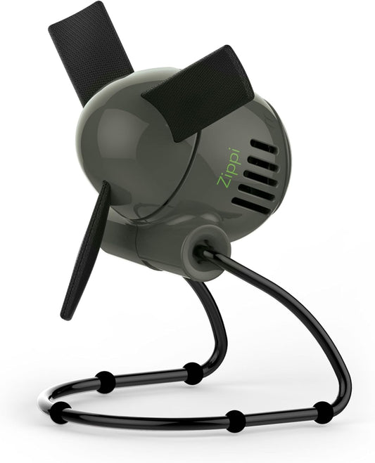 Vornado Zippi Small Personal Fan, Foldable Cooling for Desk, 2 Speed Settings, Soft Nylon Blades, Directable Airflow, Perfect Fan for Office and Bedroom, Multiple Color Options, Graphite Gray