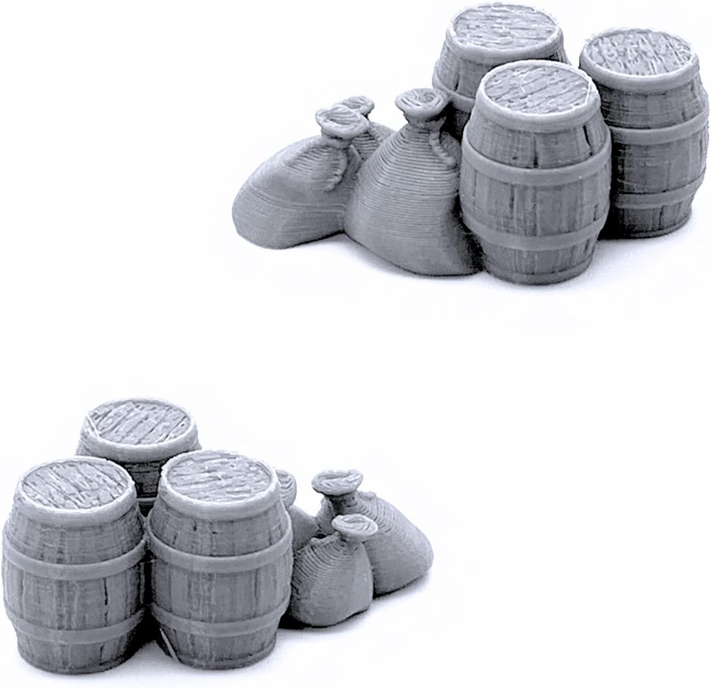 Cargo Piles DND Terrain Compatible with Dungeons and Dragons, Warhammer 40k, 28mm Miniature Wargaming, Tabletop RPGs, Wargame Scenery
