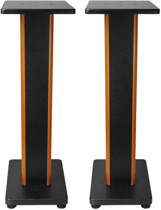 Rockville 28" 2-Tone Bookshelf Speaker Stands Surround Sound Home Theater (RHT28C)