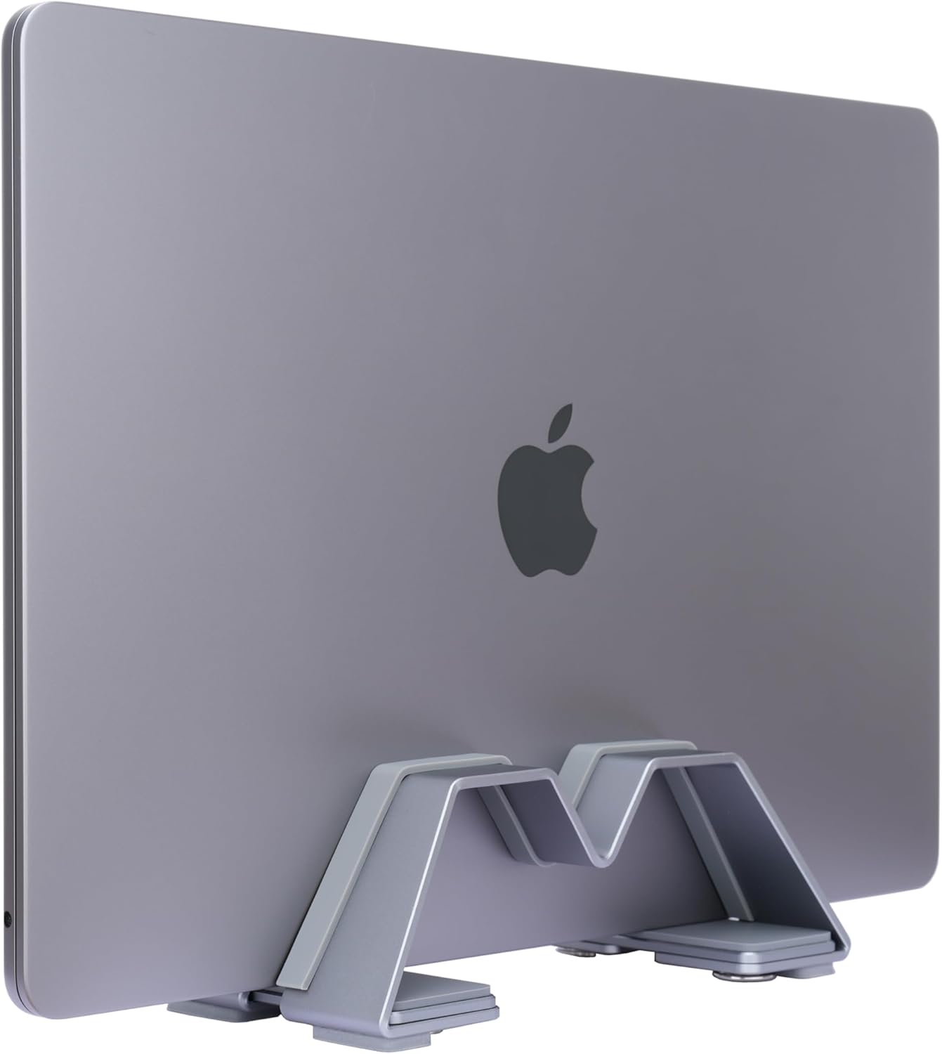 Adjustable Vertical Laptop Stand - Aluminum, Universal Fit for All Laptops (10-30mm Thickness) - Fashion Design, Adjustable Width, Anti-Slip & Scratch-Resistant, Patented Design